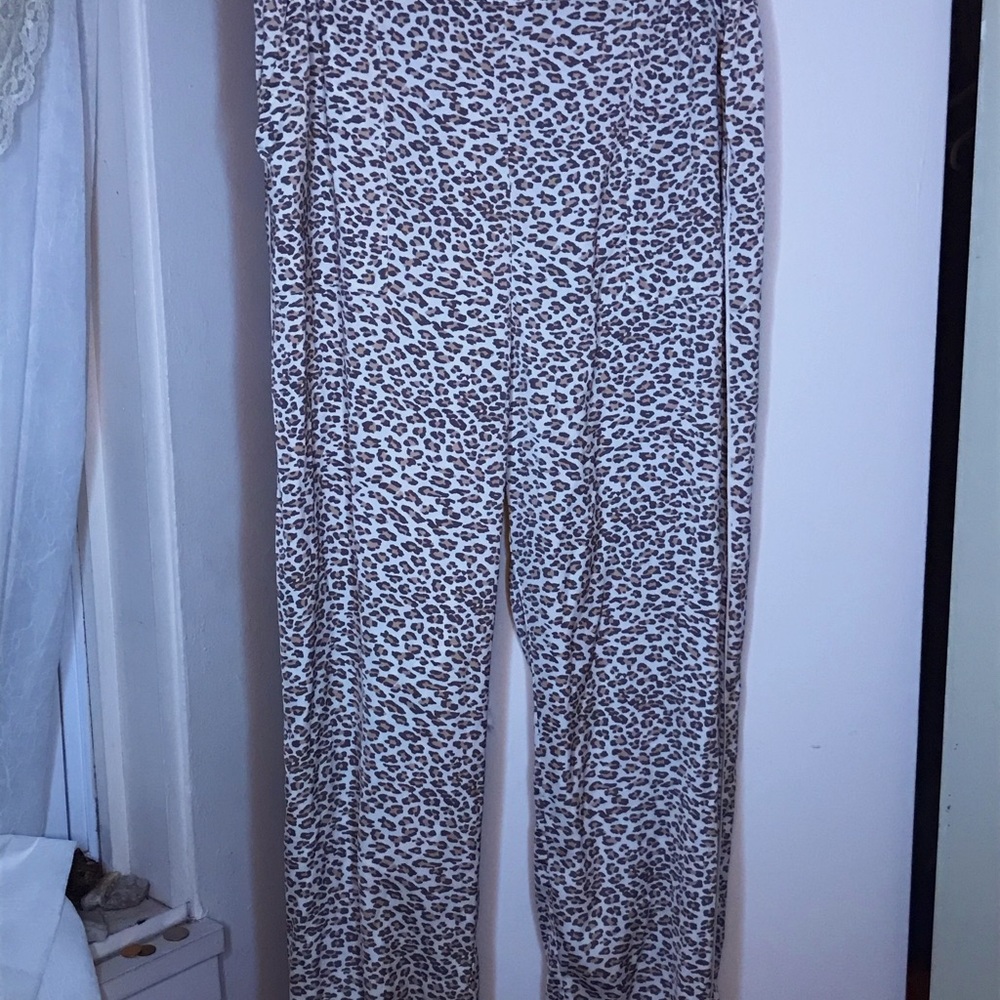 Aerie Leopard Silky Pj pants